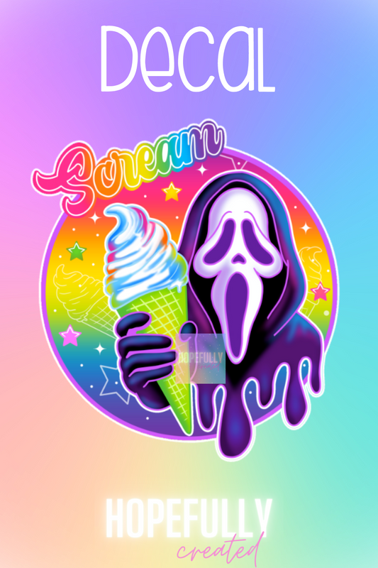 Ghost Icecream Decal-188 VIP