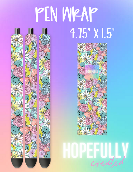 Floral Pen Wrap-691