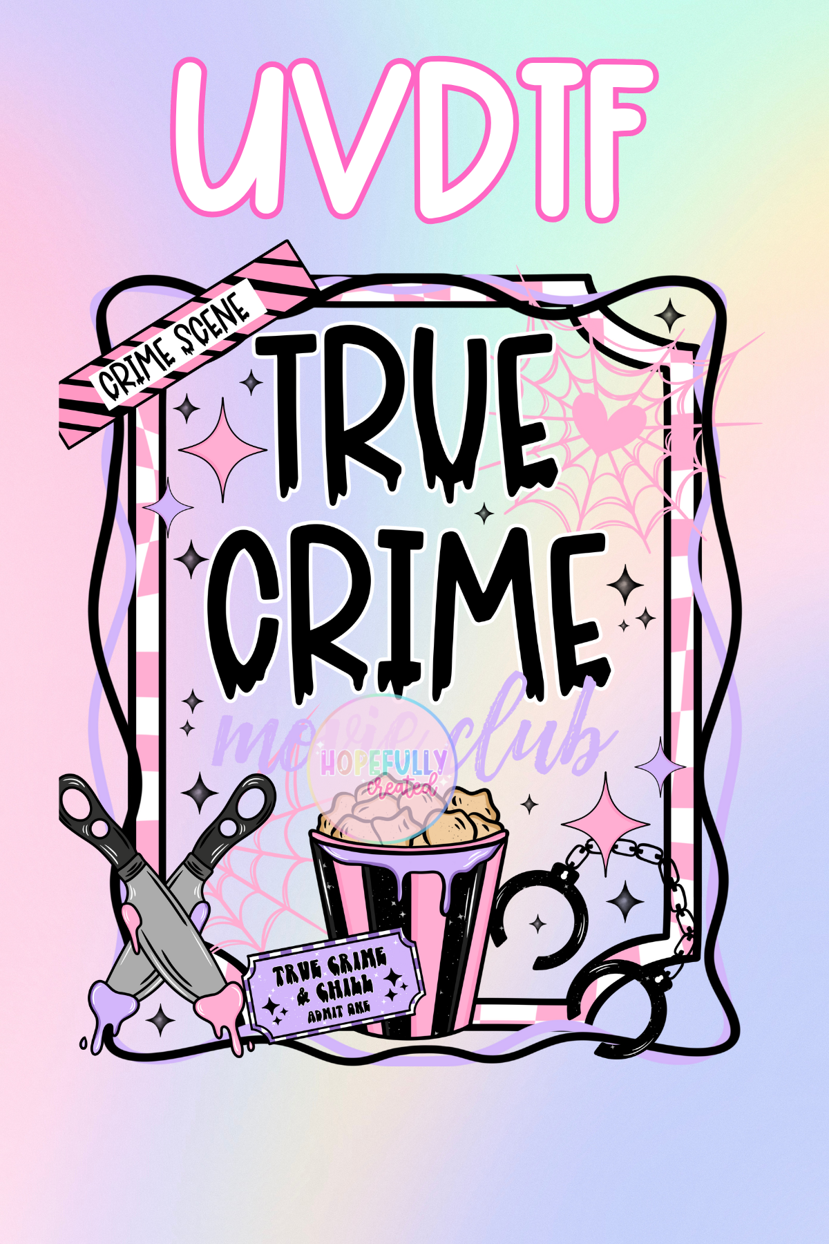 True Crime UVDTF Decal