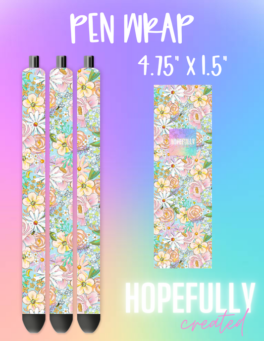 Floral Pen Wrap-693