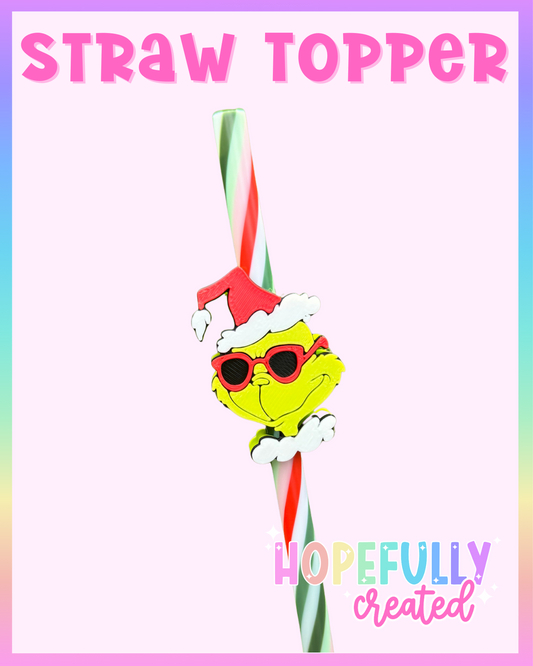 Mean One Glasses Straw Topper