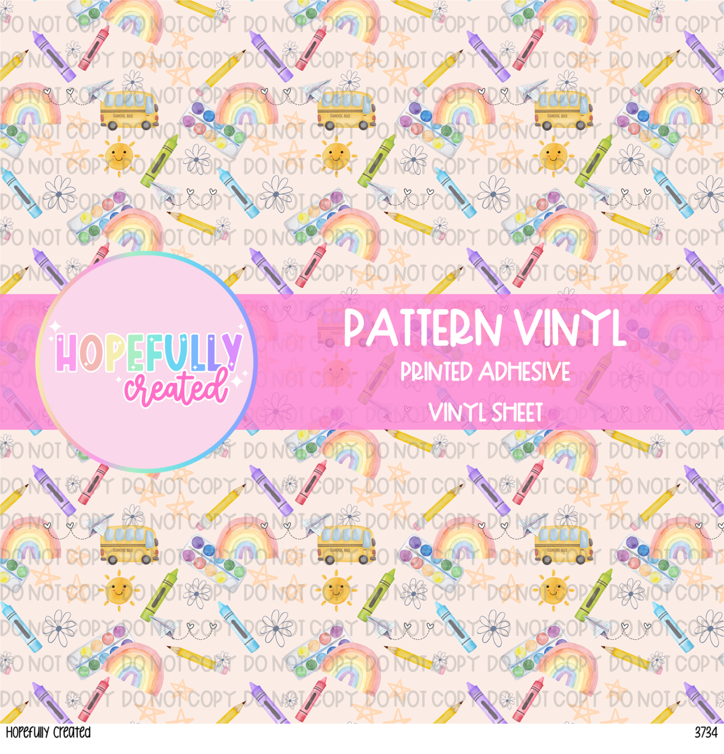 School Vinyl Collection- 3734