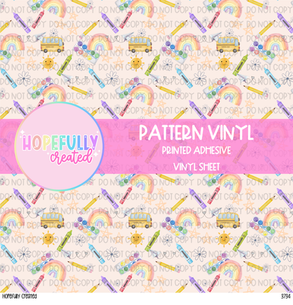 School Vinyl Collection- 3734