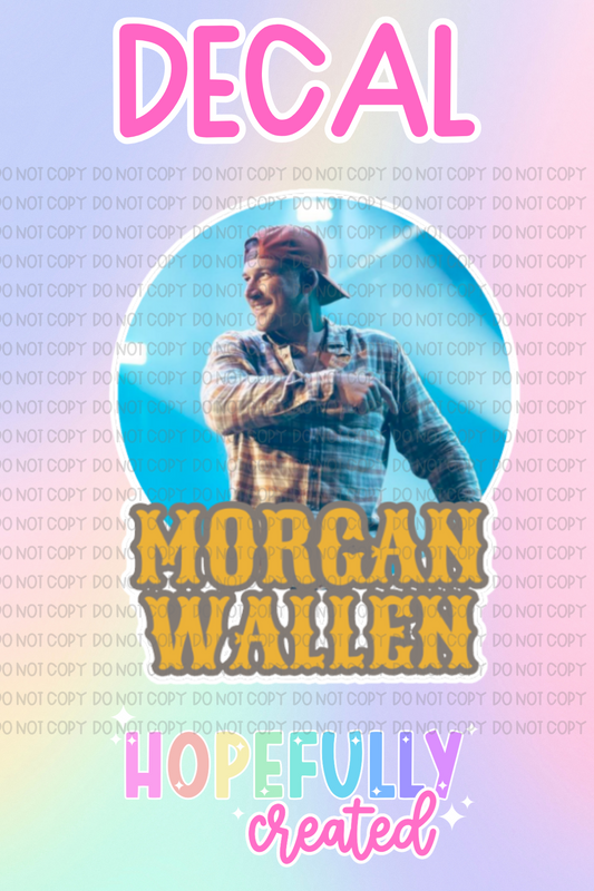 Morgan Wallen Decal-515 VIP