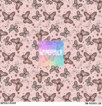 Pink Butterfly Vinyl Collection - 590