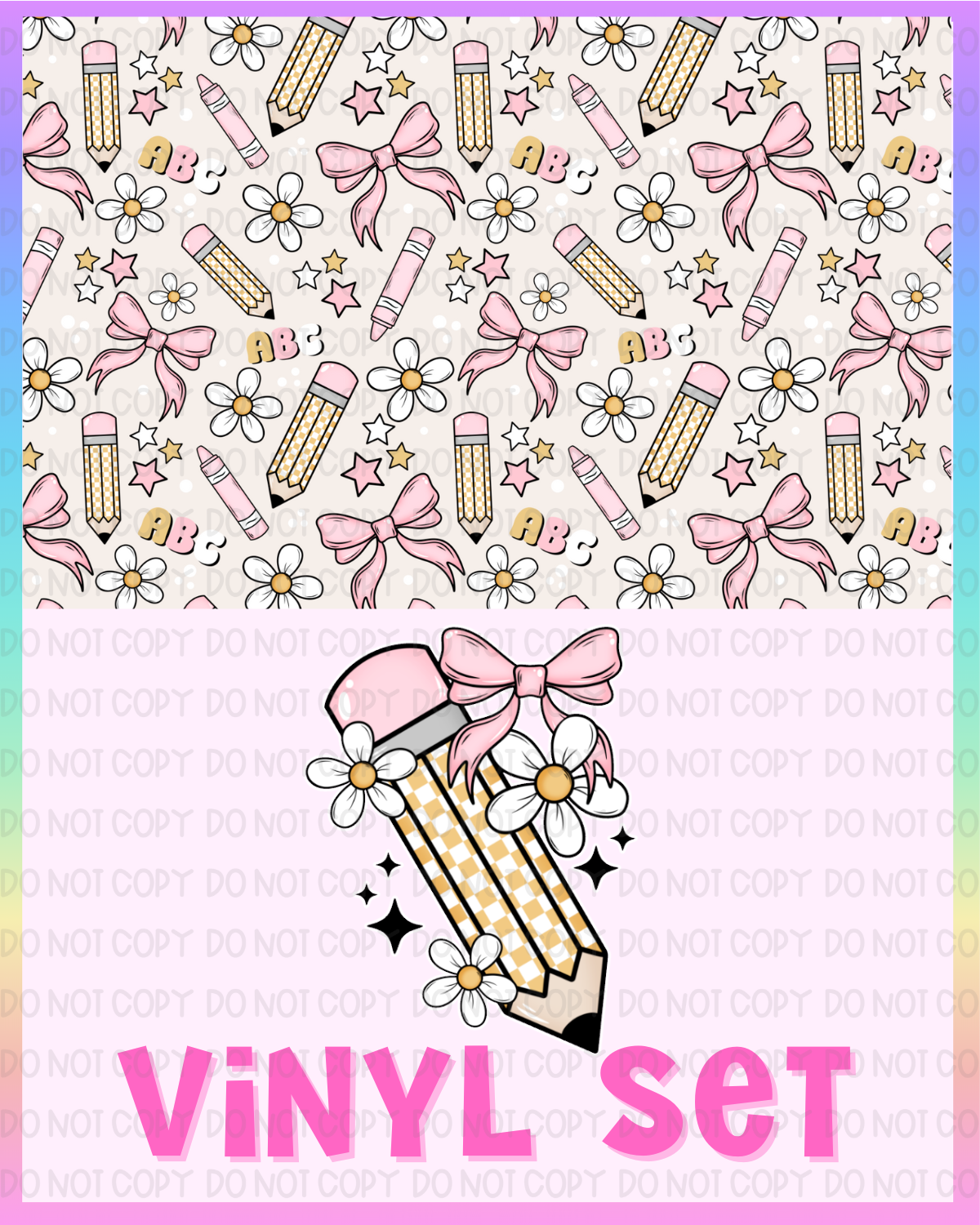 Pencil Vinyl Set