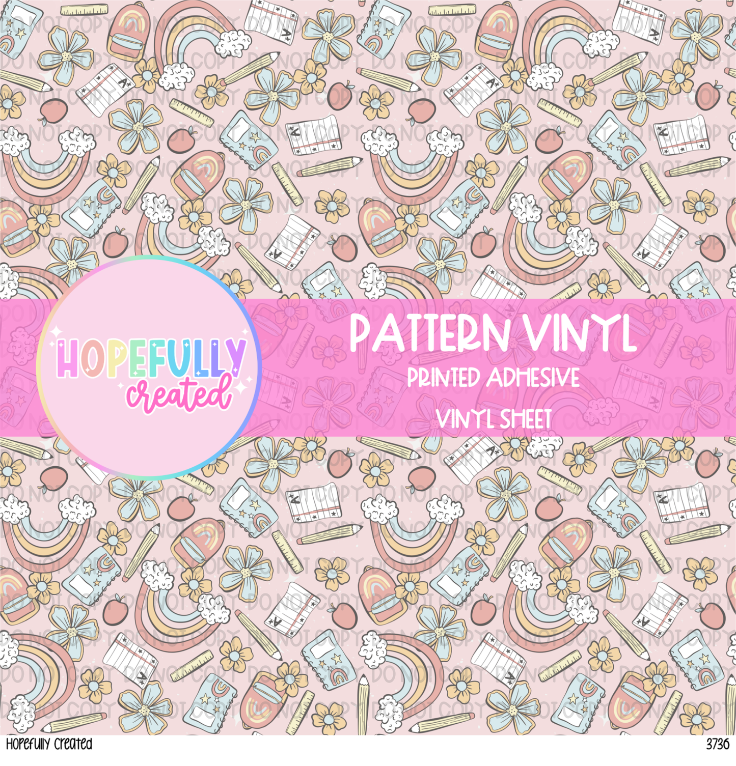 School Vinyl Collection- 3736