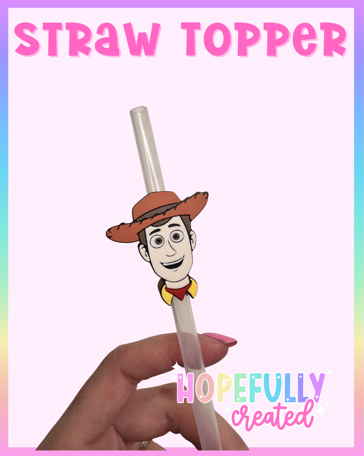 Cowboy Straw Topper