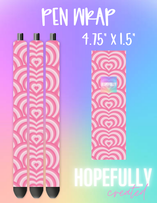 Hearts Pen Wrap-696