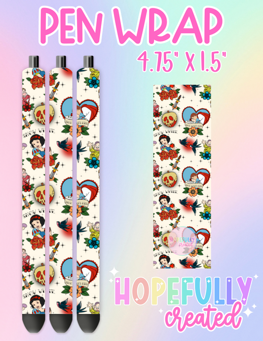 Princess Tattoo Pen Wrap-1741 VIP