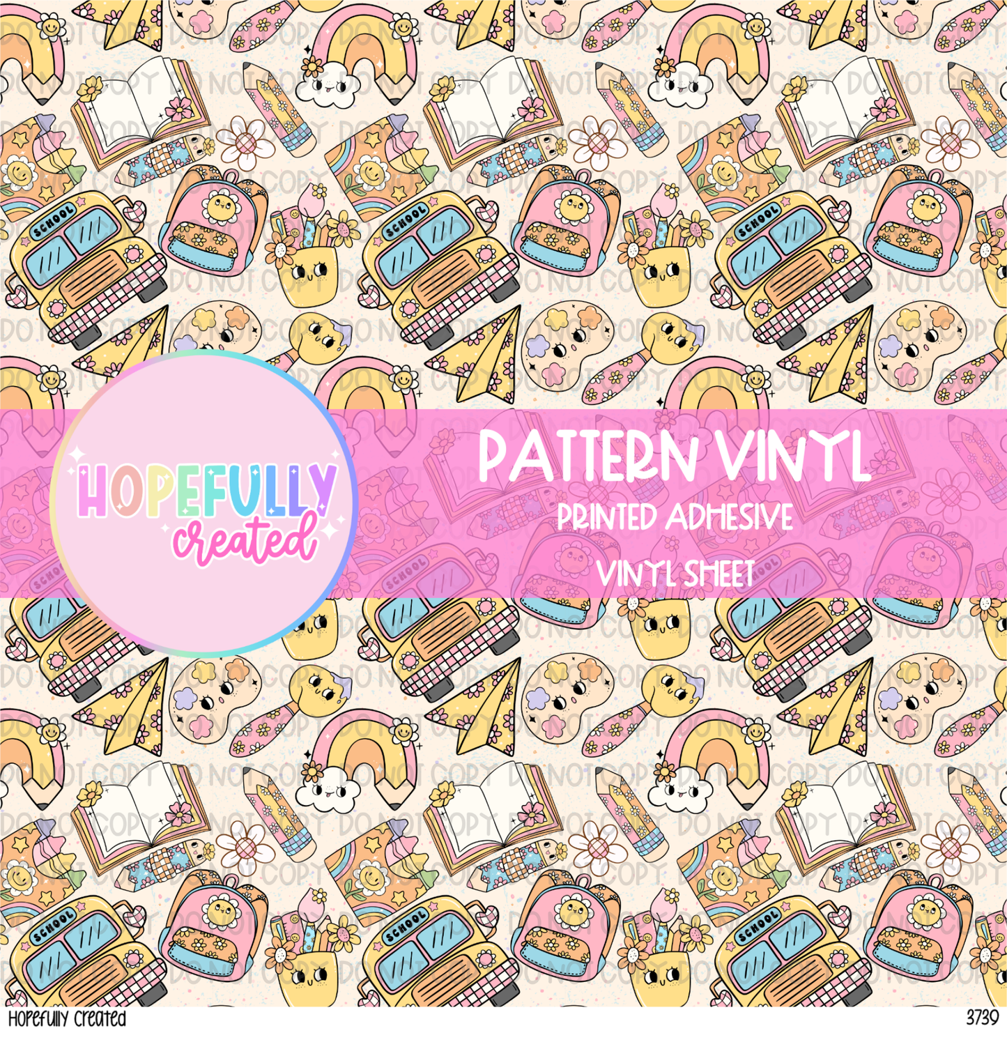 School Vinyl Collection- 3739