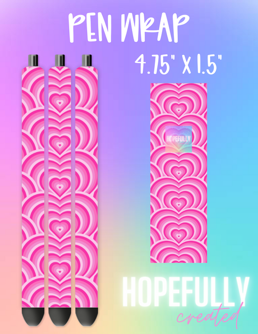 Hearts Pen Wrap-698