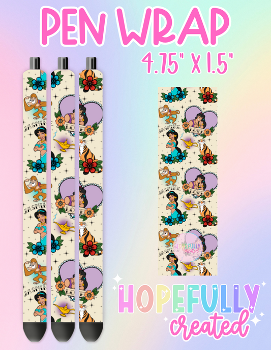 Princess Tattoo Pen Wrap-1738 VIP