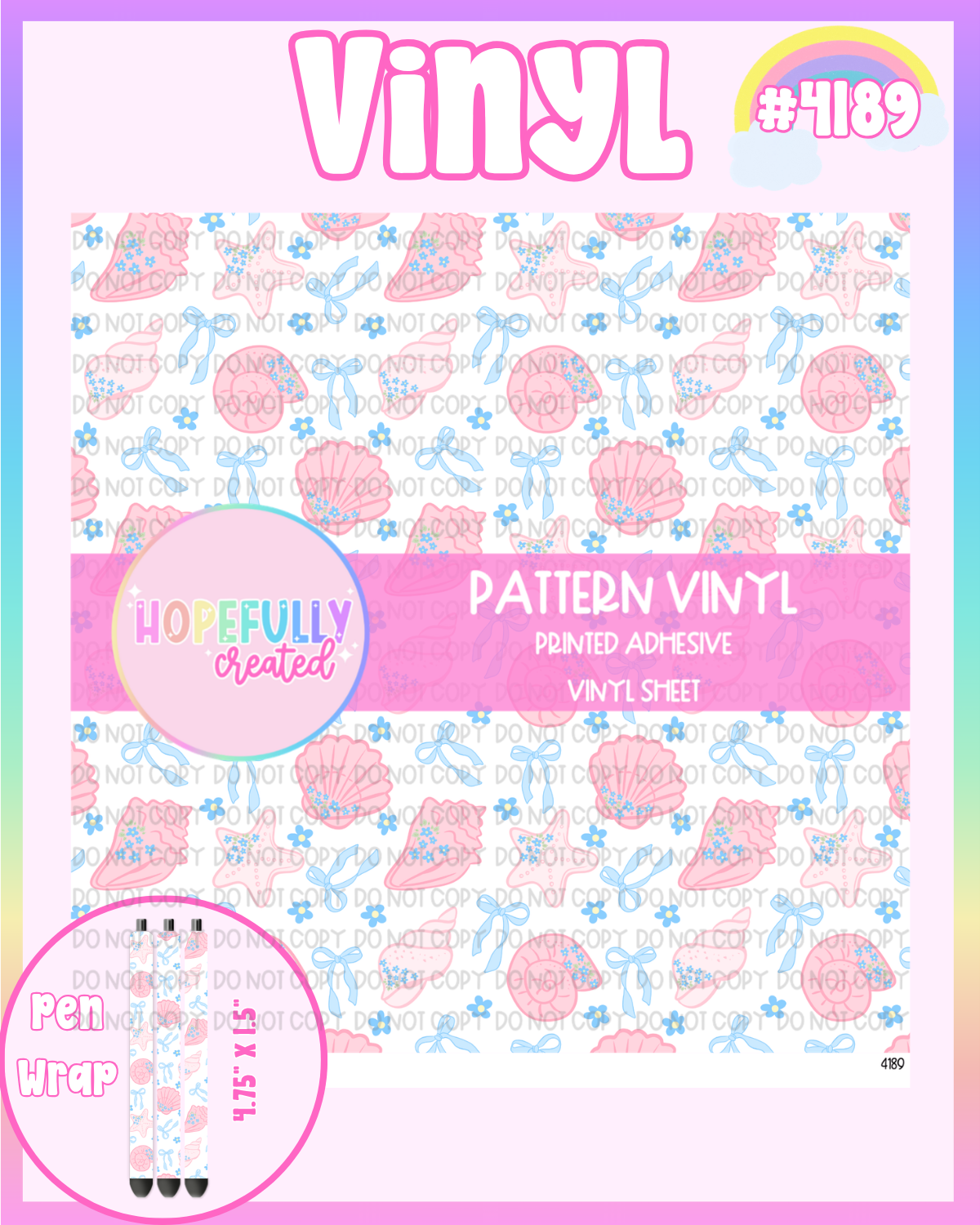 Seashells Vinyl Collection - 4189
