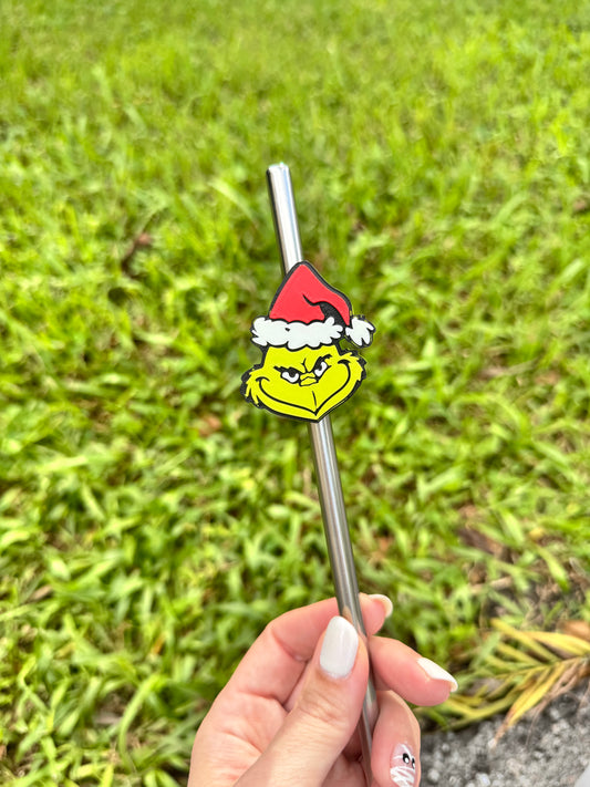 Mean One Face Straw Topper