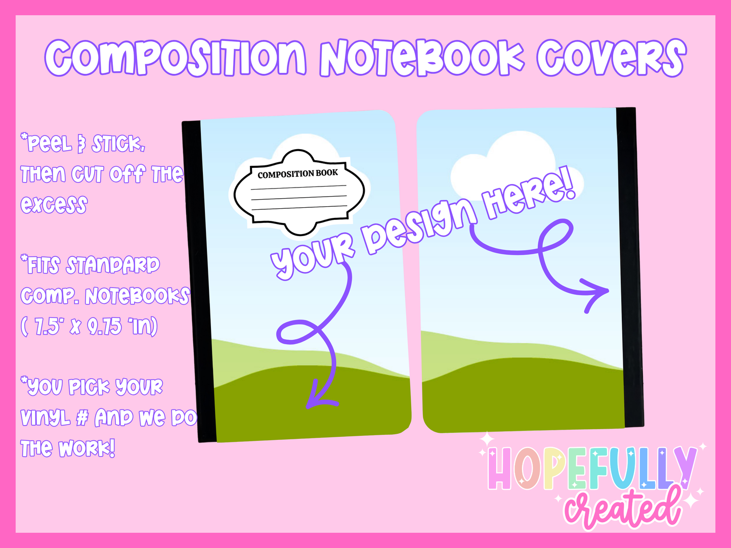 Composition Notebook Covers (Vinyl Collection)