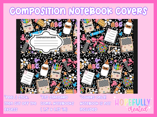 School Elements Composition Notebook Cover