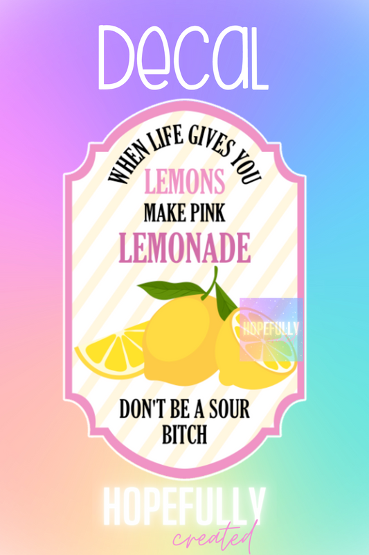 Pink Lemonade Sour B Decal-200