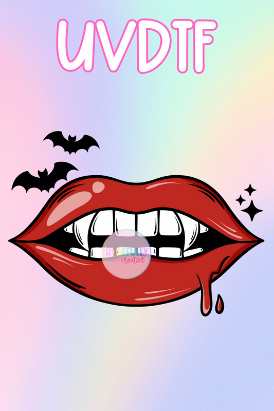 Vampire UVDTF Decal