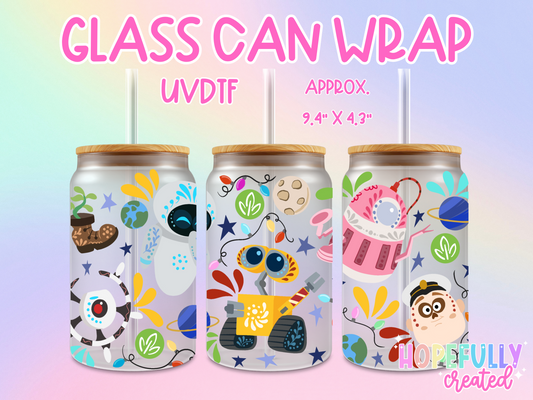 Robot UVDTF Glass Can Wrap