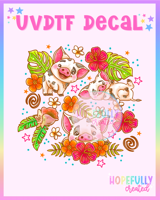 Pua UVDTF Decal