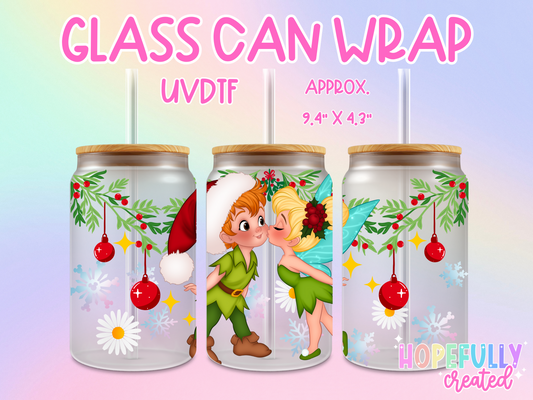 Christmas Tink UVDTF Glass Can Wrap