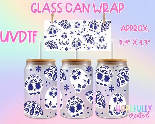 Ghost UVDTF Glass Can Wrap