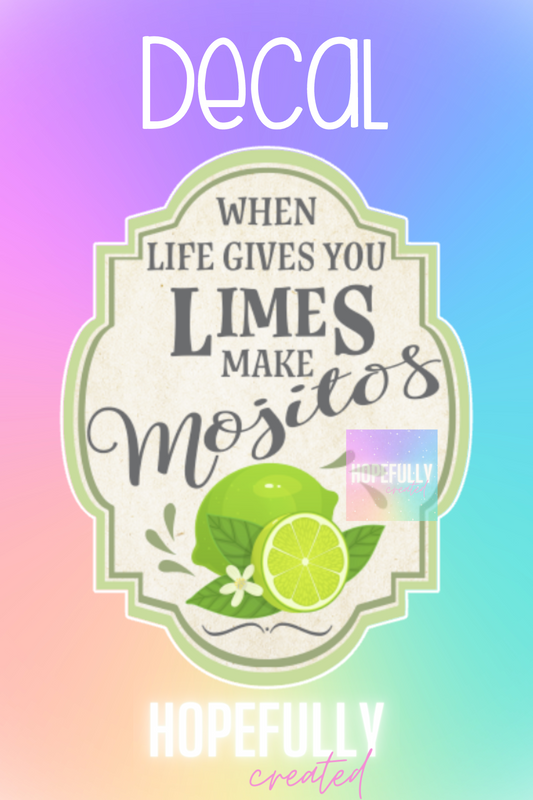 Lime Mojitos Decal-203