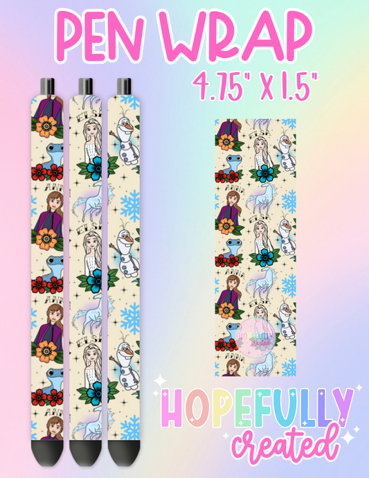 Princess Tattoo Pen Wrap-1733 VIP