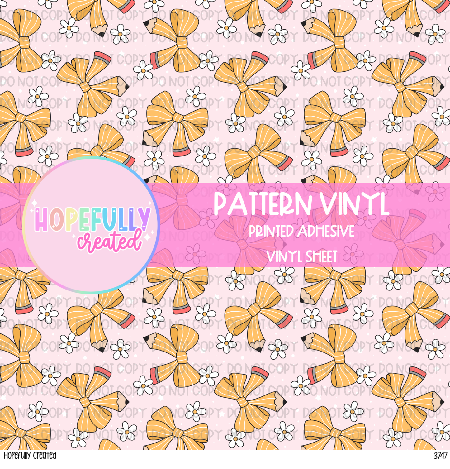 School Vinyl Collection- 3747