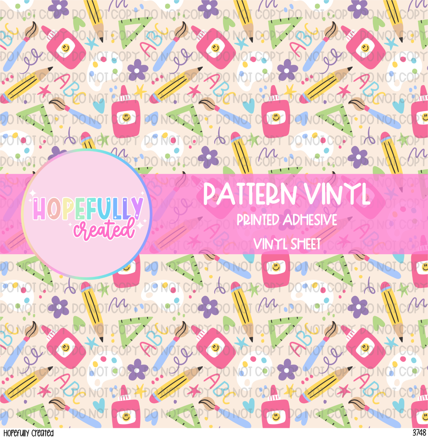 School Vinyl Collection- 3748