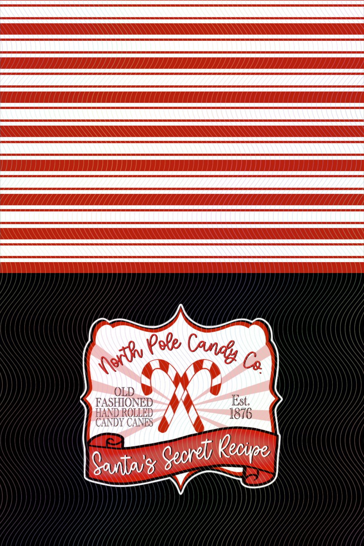 Candy Cane Vinyl Set