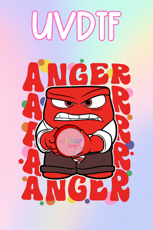 Anger UVDTF Decal