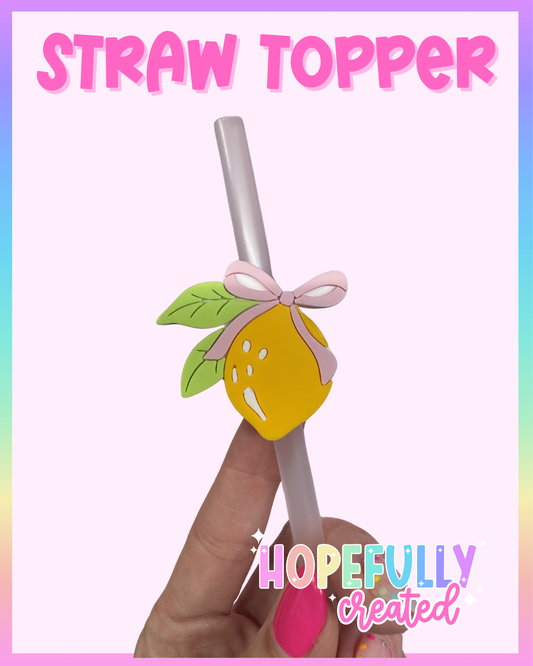 Lemon Straw Topper