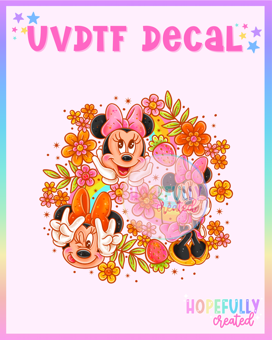 Girl Mouse UVDTF Decal