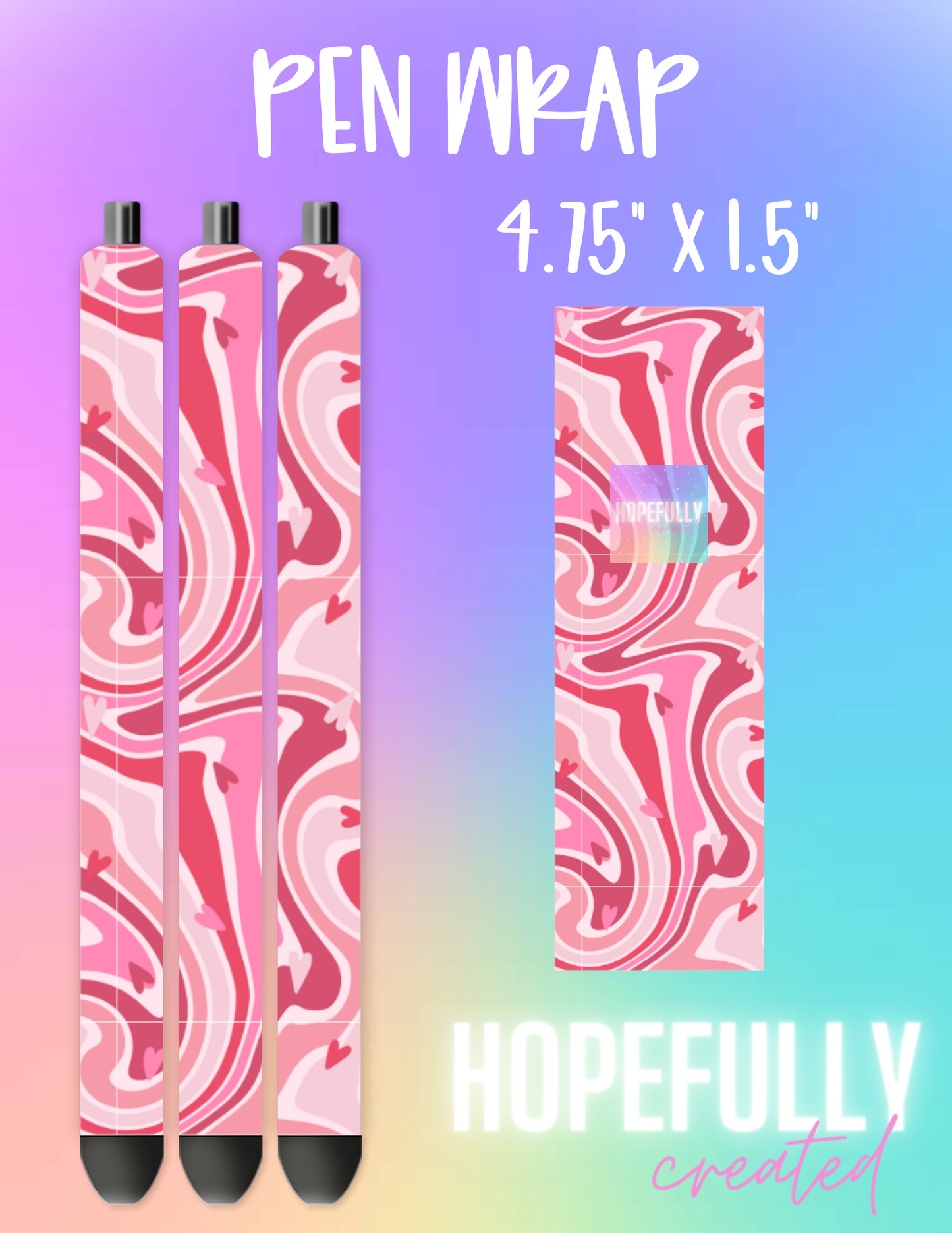 Wavy Vday Pen Wrap-711