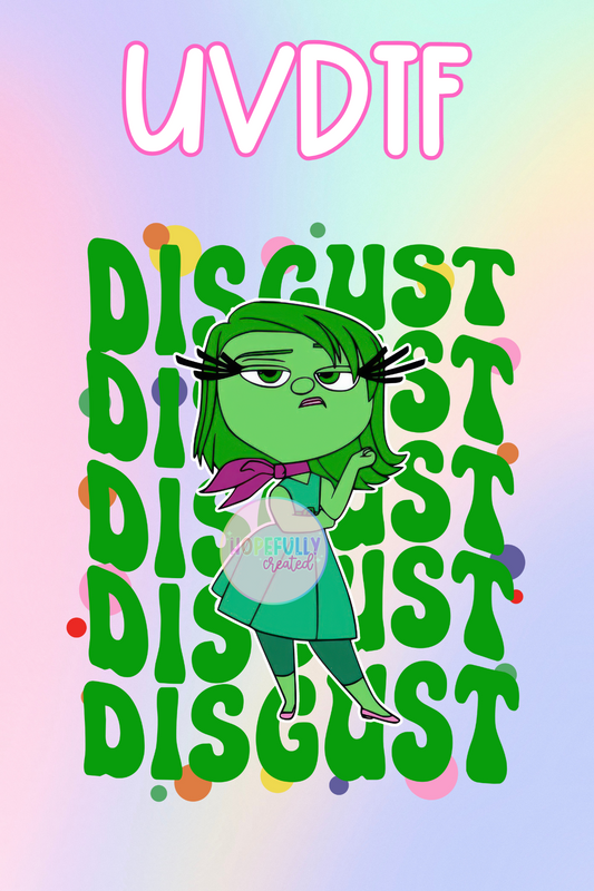 Disgust UVDTF Decal