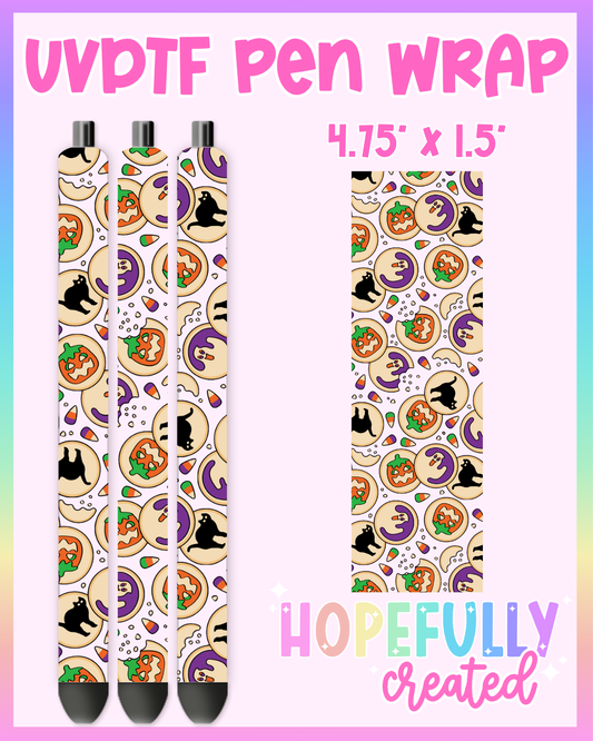 Halloween Cookies UVDTF Pen Wrap