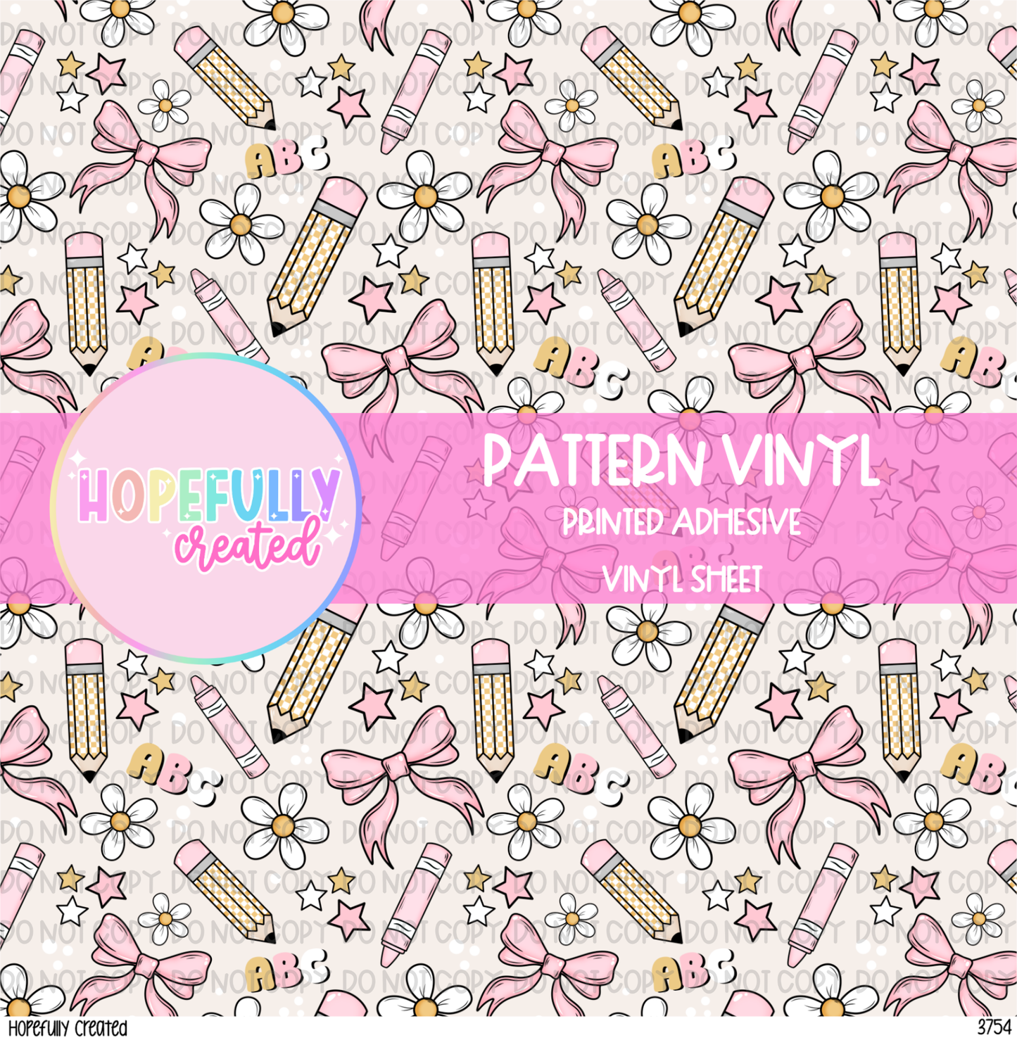 School Vinyl Collection- 3754