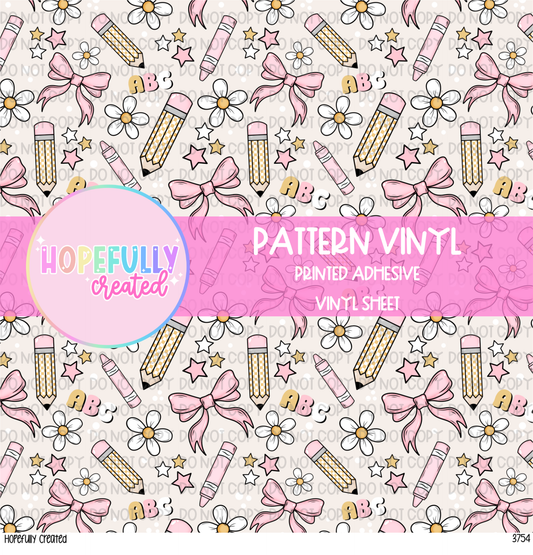 School Vinyl Collection- 3754