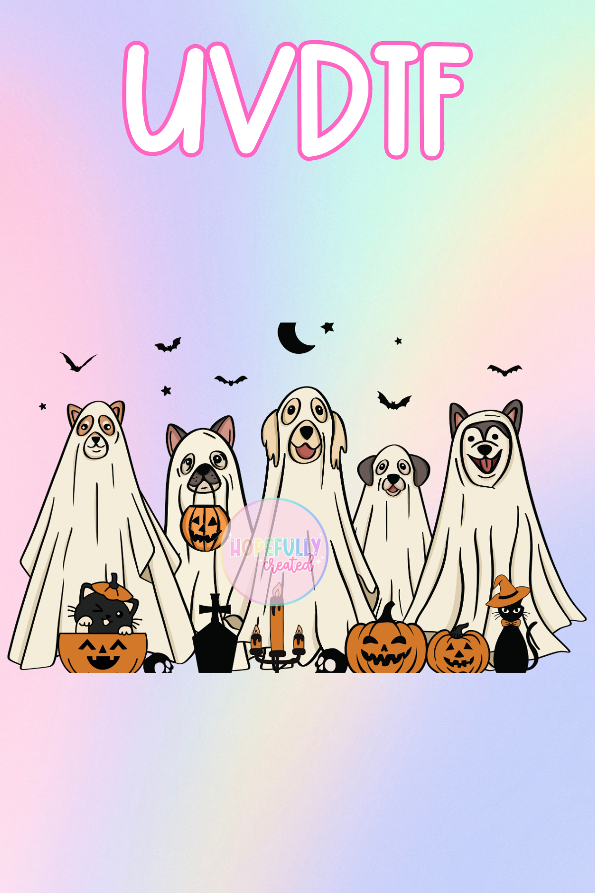 Dog Ghosts UVDTF Decal