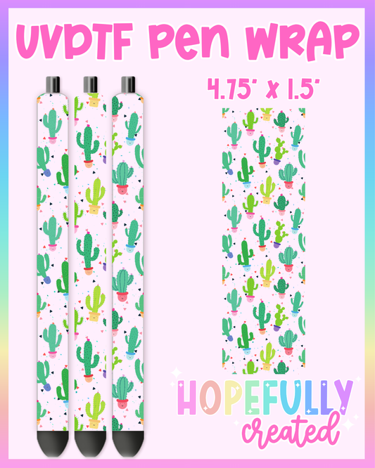 Cactus UVDTF Pen Wrap
