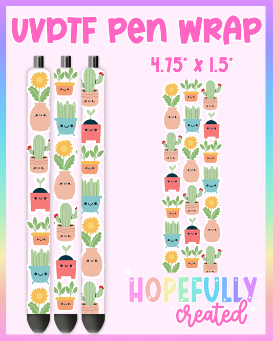 Plants UVDTF Pen Wrap