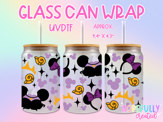 Seawitch Headbands UVDTF Glass Can Wrap