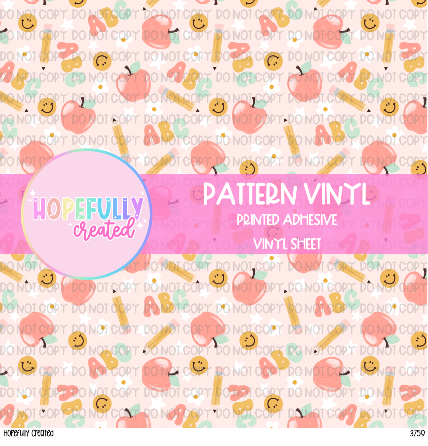 School Vinyl Collection- 3759