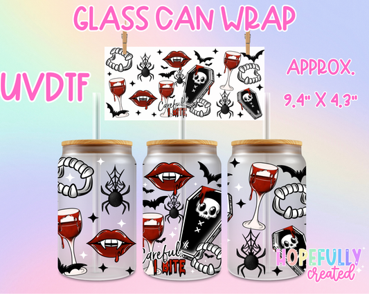 Vampire UVDTF Glass Can Wrap