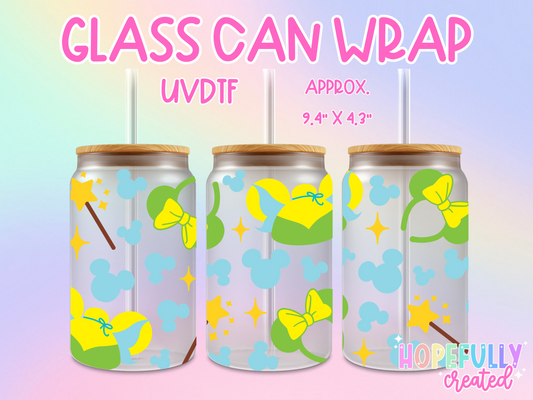 Tink Headbands UVDTF Glass Can Wrap