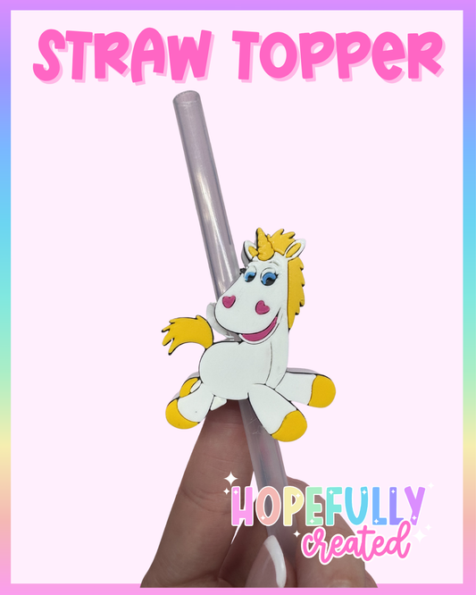 Unicorn Straw Topper
