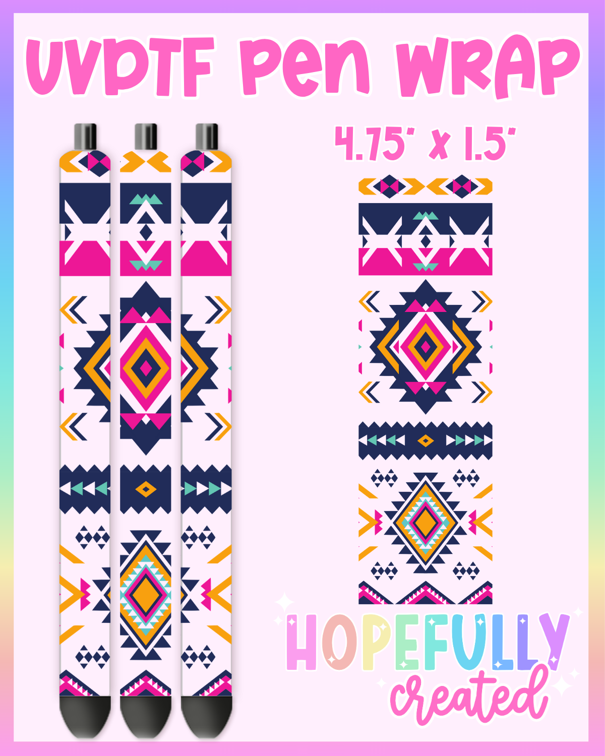 Aztec UVDTF Pen Wrap