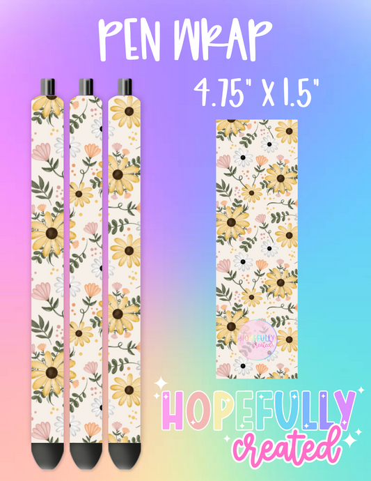 Flowers Pen Wrap-1380